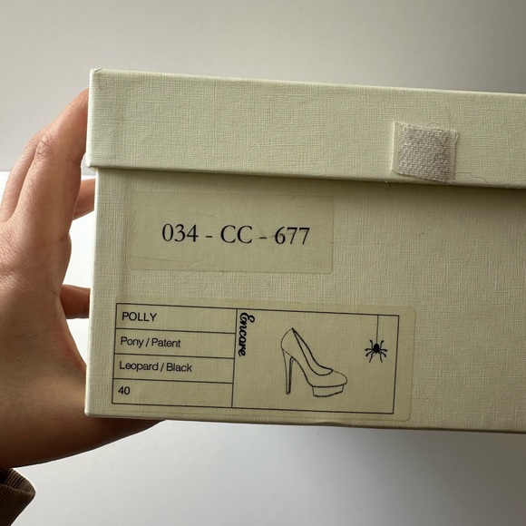 Charlotte Olympia Polly in Leopard, size 39.5 - Picture 8 of 8